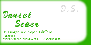 daniel seper business card